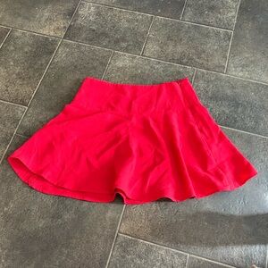 Red Mini Skirt